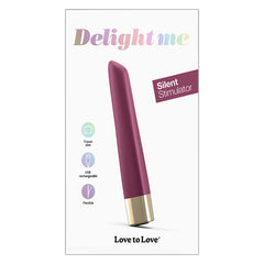Love To Love Delight Me Clitoral Stimulator-Plum Star - Eros Fine Goods