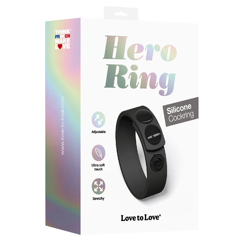 Love To Love Hero Ring-Black Onyx - Eros Fine Goods