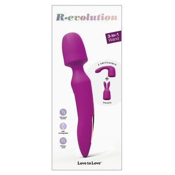 Love To Love R-Evolution Rechargeable Wand-Sweet Orchid - Eros Fine Goods