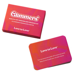Love To Love Glimmers Personalized Message Kit - Eros Fine Goods