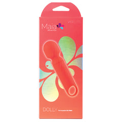 Maia Vibelite Dolly Rechargeable Silicone Mini Wand-Orange - Eros Fine Goods