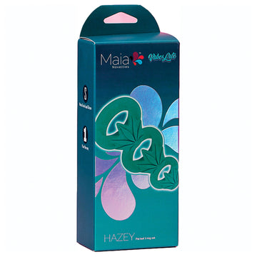 Maia Hazey Pot Leaf Silicone Ring Set of 3 - Eros Fine Goods