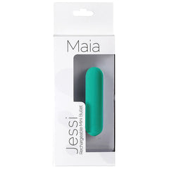 Maia Jessi Rechargeable Mini Bullet-Emerald - Eros Fine Goods