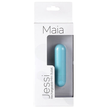 Maia Jessi Rechargeable Mini Bullet-Teal - Eros Fine Goods