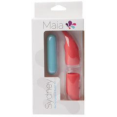 Maia Sydney Rechargeable Mini Bullet With 2 Sleeves-Teal - Eros Fine Goods