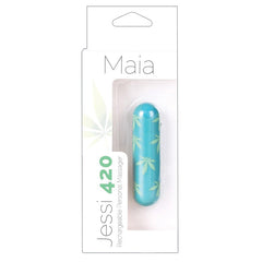 Maia Jessi 420 Rechargeable Mini Bullet-Green - Eros Fine Goods