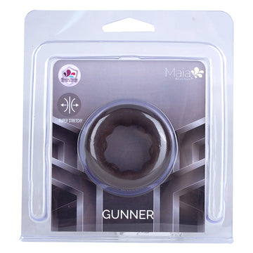 Maia Gunner Liquid Silicone Construction C Ring-Chocolate - Eros Fine Goods