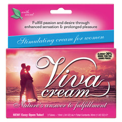 Viva Cream 3 Pack of .25oz Tubes - Eros Fine Goods