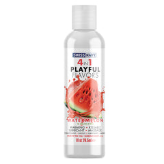 Swiss Navy 4 In 1 Playful Flavors-Watermelon 1oz - Eros Fine Goods