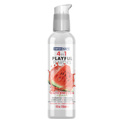 Swiss Navy 4 In 1 Playful Flavors-Watermelon 4oz - Eros Fine Goods