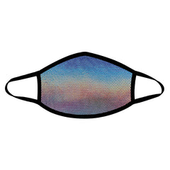 Neva Nude Liquid Party Mask-Silver Holo Black Trim - Eros Fine Goods