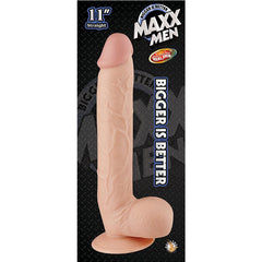 Maxx Men Straight Dong-Flesh 11" - Eros Fine Goods