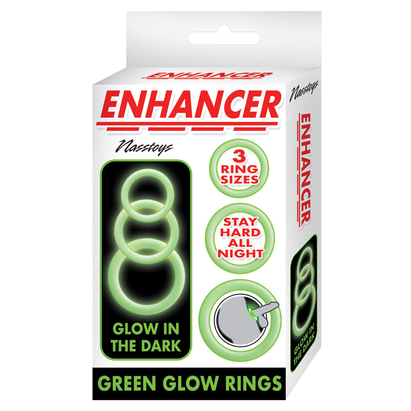 Enhancer Glow Rings-Green - Eros Fine Goods