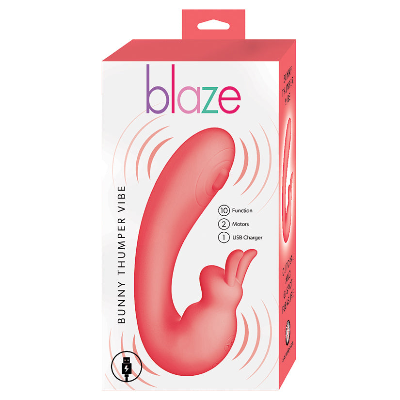 Blaze Bunny Thumper-Coral - Eros Fine Goods