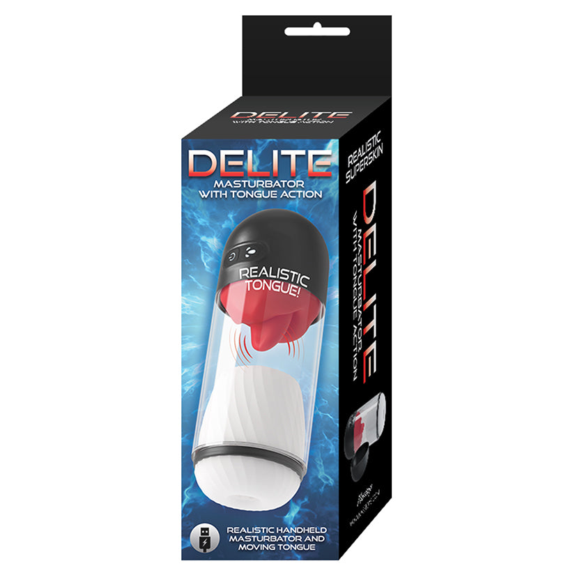 Delite Mastubator With Tongue Action - Eros Fine Goods