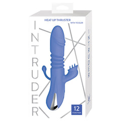 Intruder Heat Up Thruster With Tickler-Blue - Eros Fine Goods