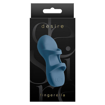 Desire Fingerella-Navy - Eros Fine Goods
