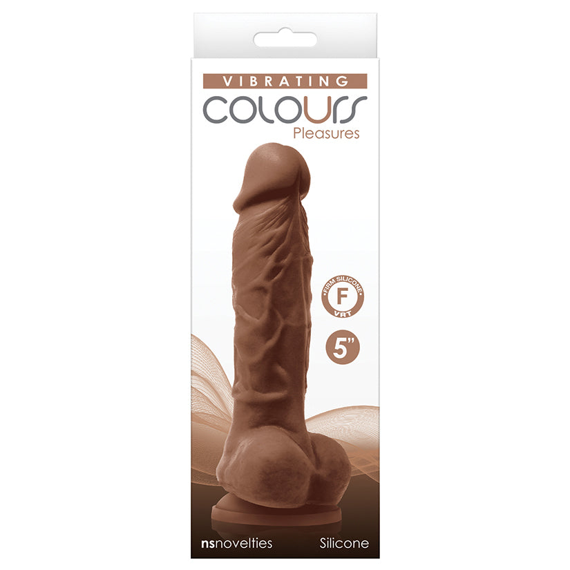 Colours Pleasures Vibrating-Brown 5" - Eros Fine Goods