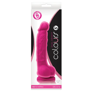 Colours Dual Density-Pink 5" - Eros Fine Goods