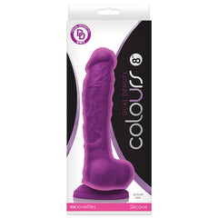 Colours Dual Density-Purple 8" - Eros Fine Goods