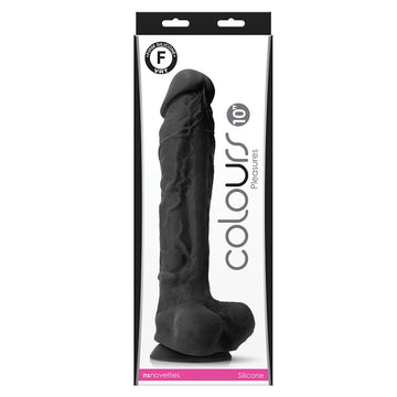 Colours Pleasures-Black 10" - Eros Fine Goods