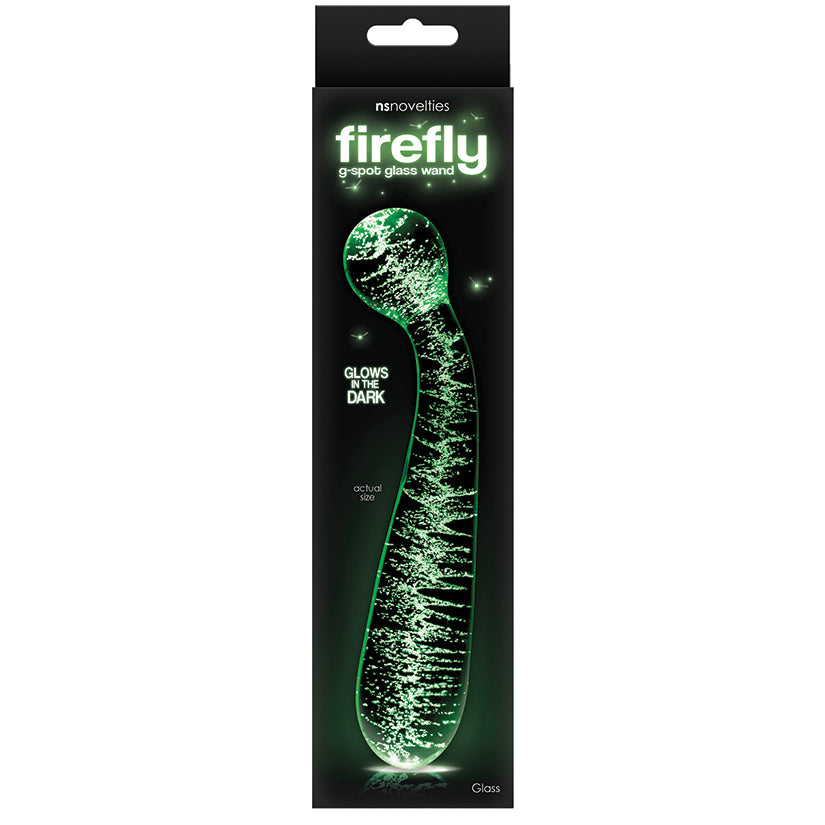 Firefly Glass G Spot Glow Wand-Clear - Eros Fine Goods