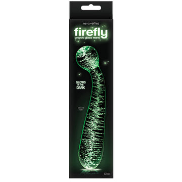 Firefly Glass G Spot Glow Wand-Clear - Eros Fine Goods
