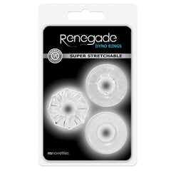 Renegade Dyno Rings-Clear - Eros Fine Goods