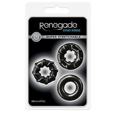 Renegade Dyno Rings-Black - Eros Fine Goods