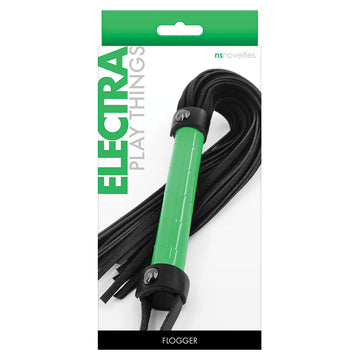 Electra Flogger-Green - Eros Fine Goods