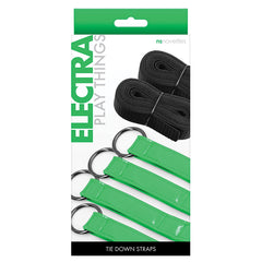 Electra Bed Restraints Straps-Green - Eros Fine Goods