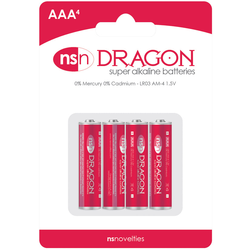 Dragon Alkaline Batteries AAA (4 Pack) - Eros Fine Goods