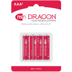 Dragon Alkaline Batteries AAA (4 Pack) - Eros Fine Goods
