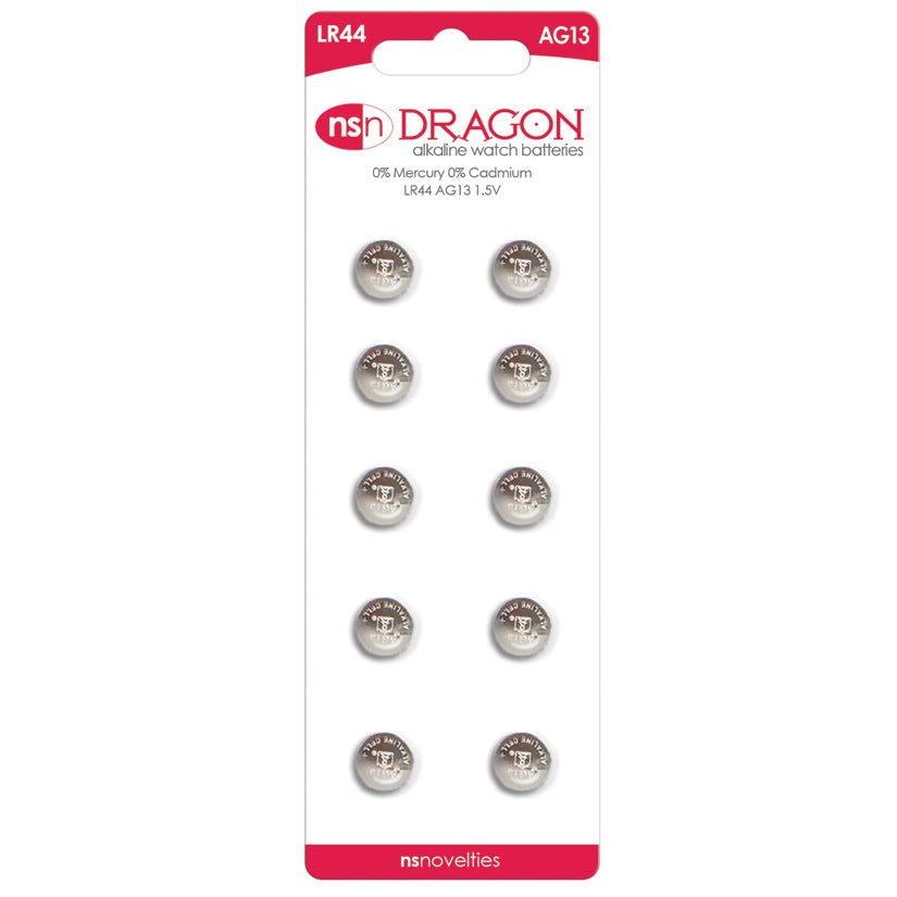 Dragon Alkaline Batteries AG13/LR44 (10 Pack) - Eros Fine Goods