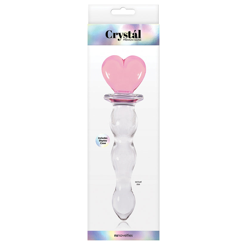 Crystal Heart Of Glass-Pink - Eros Fine Goods