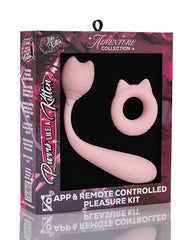Natalie's Toy Box Purrs Like a Kitten App & Remote Controlled Pleasure Kit - Pink