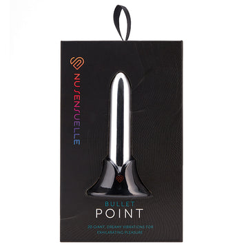 Sensuelle Point Rechargeable Bullet-Silver - Eros Fine Goods