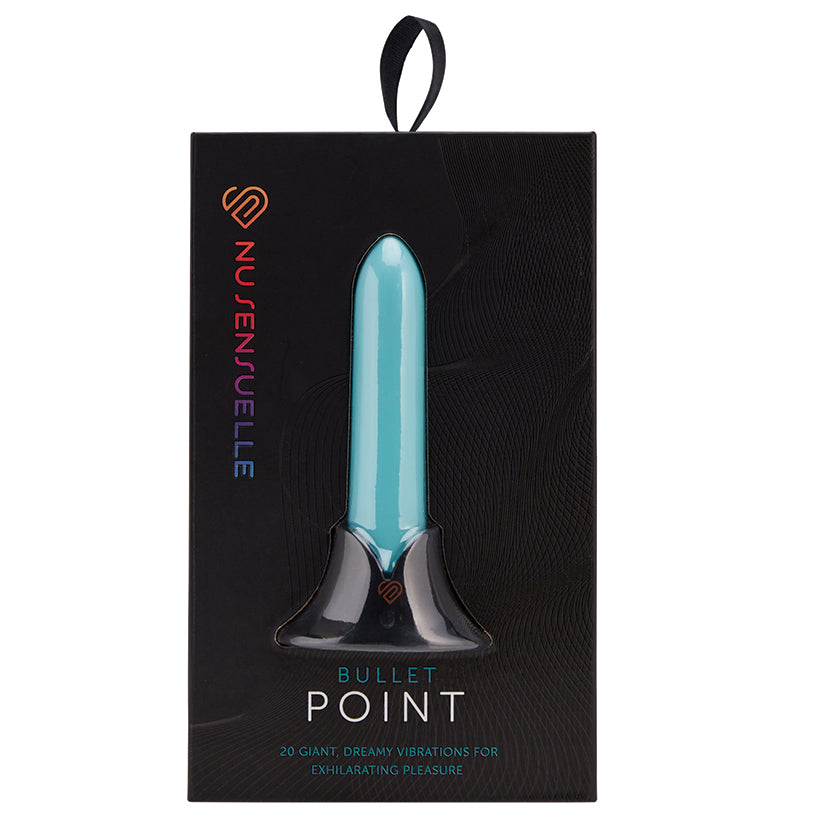 Sensuelle Point Rechargeable Bullet-Teal Blue - Eros Fine Goods