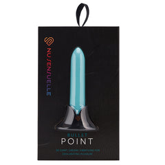 Sensuelle Point Rechargeable Bullet-Teal Blue - Eros Fine Goods