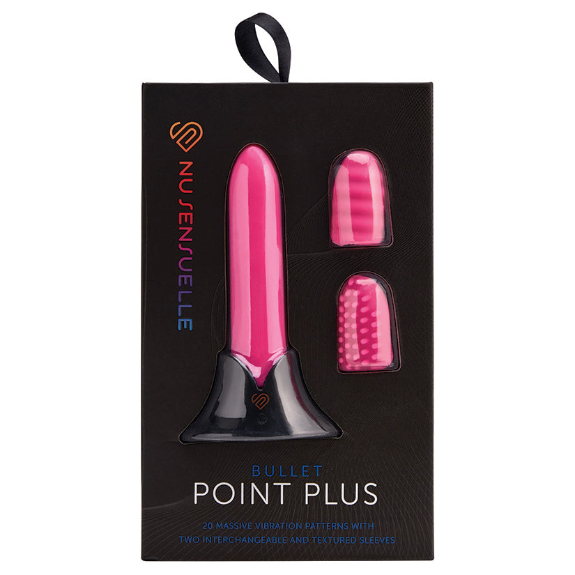 Sensuelle Point Plus 20 Function Bullet & Sleeves-Pink - Eros Fine Goods