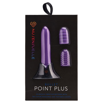 Sensuelle Point Plus 20 Function Bullet & Sleeves-Purple - Eros Fine Goods