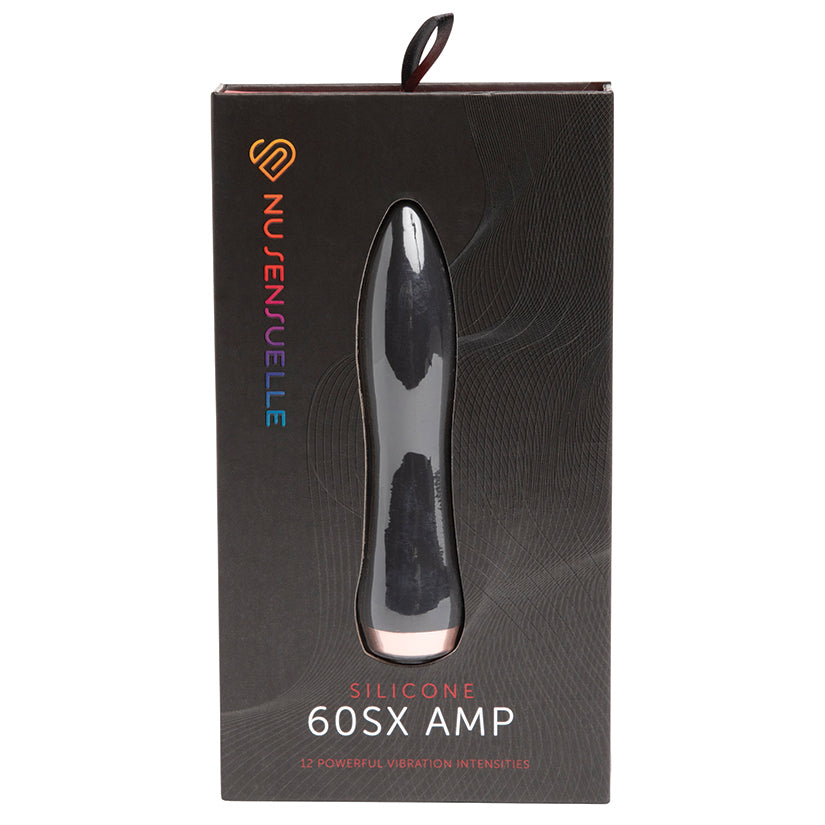 Sensuelle 60Sx Amp Silicone Bullet-Black - Eros Fine Goods