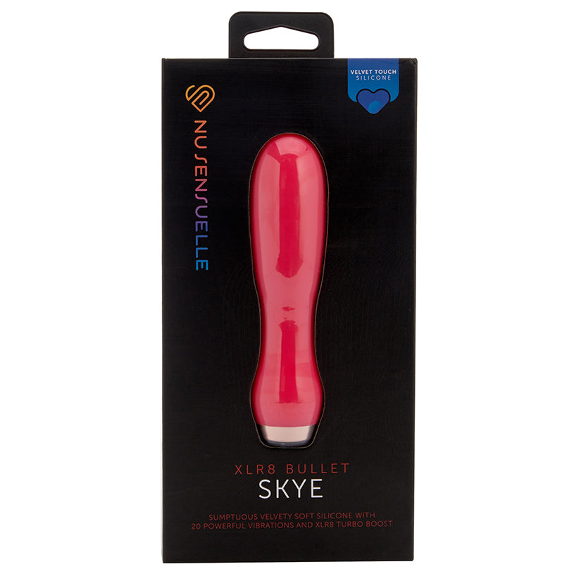 Nu Sensuelle Velvet Touch Skye-Hot Pink - Eros Fine Goods