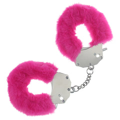 Ouch Heavy Duty Fluffy Handcuffs-Pink - Eros Fine Goods