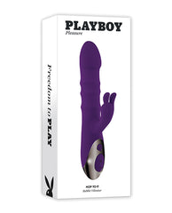 Playboy Pleasure Hop to It Rabbit Vibrator - Acai