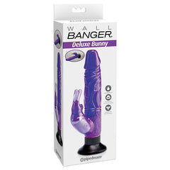 Waterproof Wallbangers Deluxe Bunny-Purple 5.2" - Eros Fine Goods