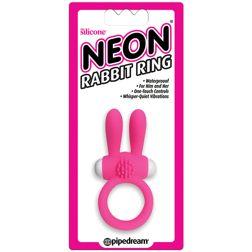 Neon Rabbit Ring-Pink - Eros Fine Goods