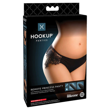 Hookup Panties Remote Princess Panty-Black S-L - Eros Fine Goods
