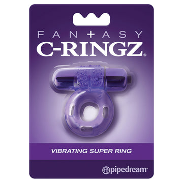 Fantasy C-Ringz Vibrating Super Ring-Purple - Eros Fine Goods