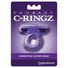 Fantasy C-Ringz Vibrating Super Ring-Purple - Eros Fine Goods